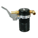 Moroso 07-11 Jeep 3.8L JK Air/Oil Separator Catch Can - Small Body - Billet Aluminum - Black Finish-1