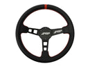 PRP Deep Dish Leather Steering Wheel - Red-1