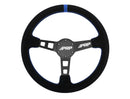 PRP Deep Dish Suede Steering Wheel - Blue-1