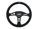 PRP Flat Leather Steering Wheel - Blue-1