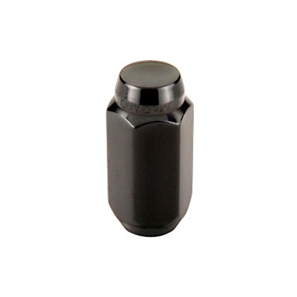 McGard Hex Lug Nut (Cone Seat) M14X1.5 / 13/16 Hex / 1.945in. Length (4-Pack) - Black