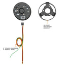 Black 7 Color 3-3/8" 5,000 RPM In-Dash Diesel Tachometer Gauge-2