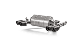 Akrapovic 2018+ BMW M2 Competition/M2 CS (F87N) Slip-On Line (Titanium) w/Carbon Fiber Tips - 0