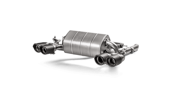 Akrapovic 2018+ BMW M2 Competition/M2 CS (F87N) Slip-On Line (Titanium) w/Carbon Fiber Tips