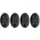 ANZO 1999-2010 Ford F-350 LED Fender Light Kit Smoke 2pc Amber / 2pc Red-1