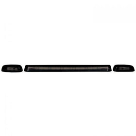 ANZO 2007-2013 Chevrolet Silverado 3500 LED Cab Roof Light Kit Smoke 3pc