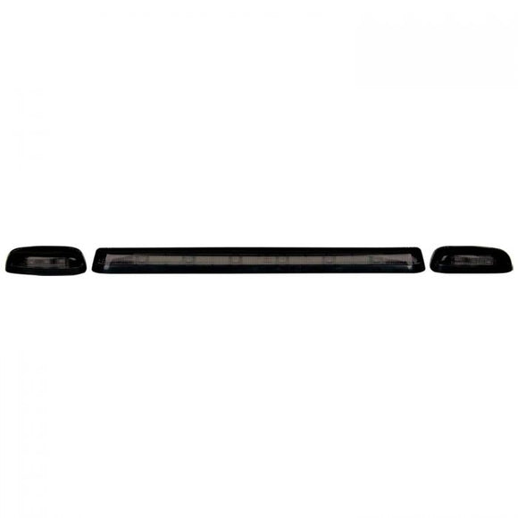 ANZO 2007-2013 Chevrolet Silverado 3500 LED Cab Roof Light Kit Smoke 3pc