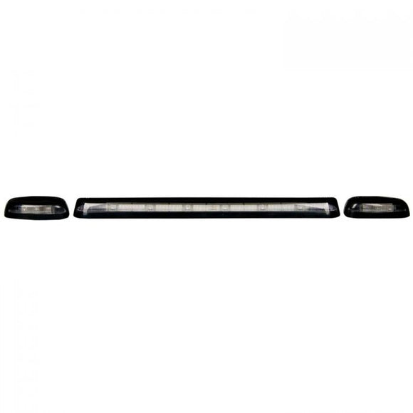 ANZO 2007-2013 Chevrolet Silverado 3500 LED Cab Roof Light Kit Clear 3pc