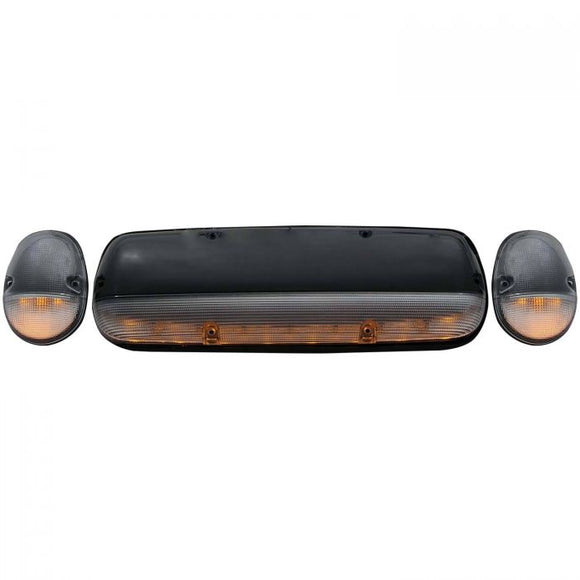 ANZO 2001-2007 Chevrolet Silverado 3500 LED Cab Roof Light Kit Clear 3pc