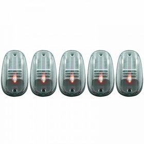 ANZO 2003-2015 Dodge Ram 3500 LED Cab Roof Light Kit Clear 5pc