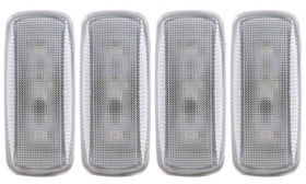 ANZO 2010-2015 Dodge Ram 3500 LED Fender Light Kit Clear 2pc Amber / 2pc Red