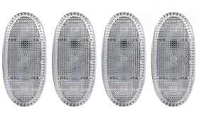 ANZO 2011-2016 Ford F-350 LED Fender Light Kit Clear 2pc Amber / 2pc Red