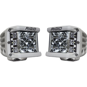 Rigid Industries D-SS - Flood - Set of 2 - White Housing