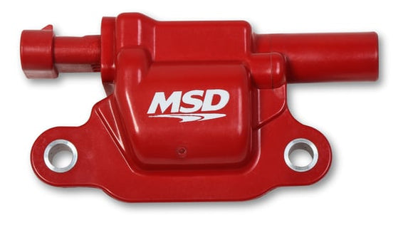 MSD Coil. Red. Square. 2014 & up GM V8