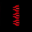 AlphaRex 87-96 Ford Bronco/F-150 Luxx-Series LED Tail Lights - Black Red-4