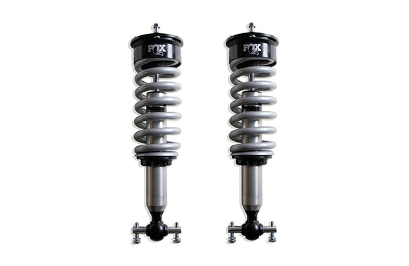 MaxTrac 07-18 GM C/K1500 2WD/4WD 0-2.5in Front FOX 2.0 Performance Coilover - Pair