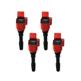 MSD Blaster Ignition Coil Pack For VW/Audi 1.8T & 2.0T (Red) - Set Of 4