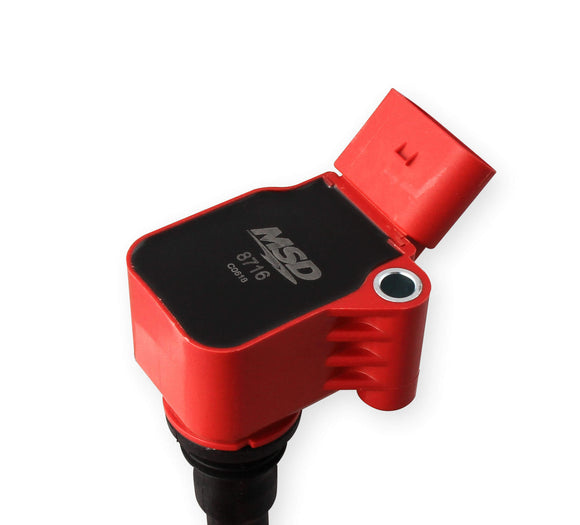 MSD Blaster Ignition Coil Pack For VW/Audi 1.8T & 2.0T (Red) - Set Of 4