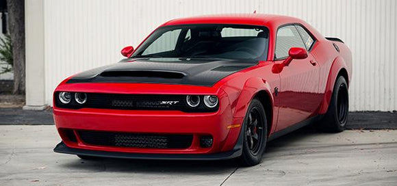 ANDERSON COMPOSITES TYPE-OE CARBON FIBER HOOD: 2018 DODGE DEMON