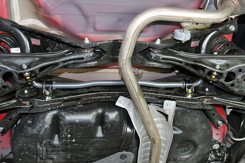 Progress Tech 2017+ Honda Civic Type-R Rear Sway Bar (22mm - Adj) Incl Reinforced Bushing Brkts