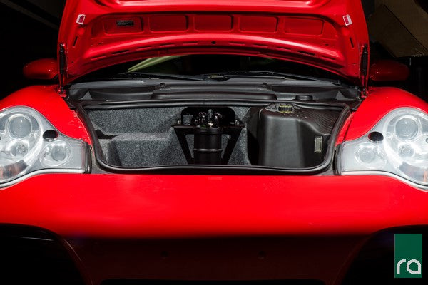 RADIUM ENGINEERING FUEL SURGE TANK KIT: 1997–2006 PORSCHE 911 TURBO