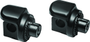 Kuryakyn Non-Pivot Splined Peg Adapter Harley-Davidson Models Black-1