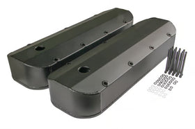 Mr. Gasket Fabricated Aluminum Valve Covers - Black Finish 1965-2000 Chevrolet 396-454 Big Block