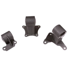 Innovative 94-97 Accord H/F Series Black Steel Mounts 85A Bushings (EX Chassis H22/F22A)