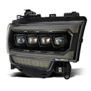 AlphaRex 19-21 Ram 2500 NOVA LED Proj Headlights Plank Style Alpha Blk w/Activ Light/Seq Signal/DRL-6
