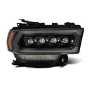 AlphaRex 19-21 Ram 2500 NOVA LED Proj Headlights Plank Style Alpha Blk w/Activ Light/Seq Signal/DRL-5
