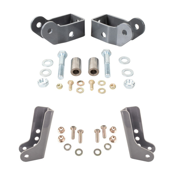 Synergy 2018+ Wrangler JL/JLU Front and Rear Lower Shock Relocation Kit