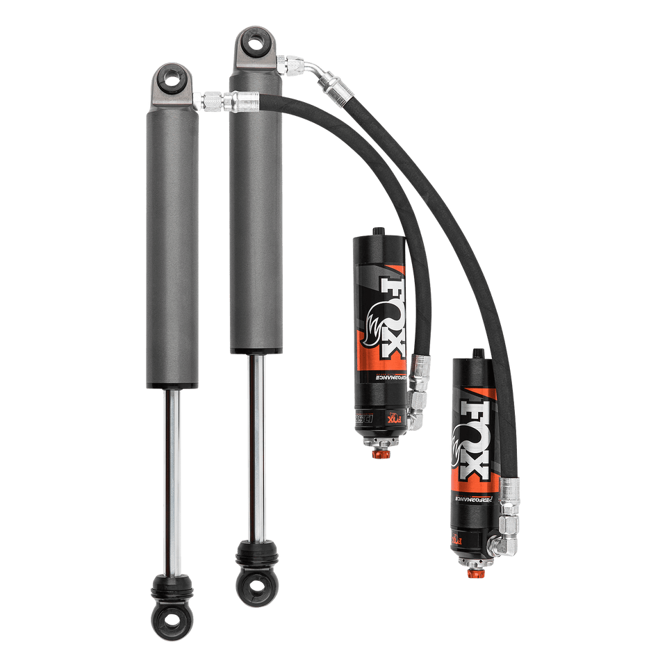 Fox 19+ GM 1500 Excludes TrailBoss/AT4 0-2in Lift Rear Elite Series 2.5 Shocks w/ DSC Adj