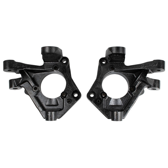 Synergy Jeep JL / JLU / JT Driver Side Steering Knuckle Black - Stock Steering Location