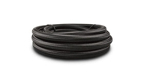 Vibrant -3 AN Black Nylon Braided Flex Hose w/PTFE Liner (10FT Roll)
