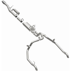 MagnaFlow 2024-2025 Chevrolet Silverado 1500 ZR2, Sierra 1500 AT4X Overland Series Cat-Back Performance Exhaust System - 0