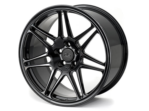 RSf72 • Tesla 19x10.5 • ET45 • 5:114.3 • 64.1CB Black • Gloss