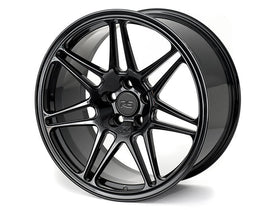 RSf72 • Tesla 19x10.5 • ET45 • 5:114.3 • 64.1CB Black • Gloss