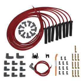 MSD Wire Set. Super Conductor. Univ. BB Chevy. Pro Stock ZR1 Boot