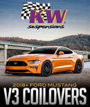 KW V3 Coilover Kit Ford Mustang 2018+ without electronic dampers-2
