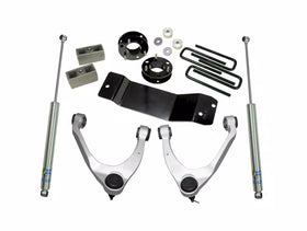 Superlift 14-18 Chevy Silv 1500 4WD 3.5in Lift Kit w/Alum/Steel Control Arms & Bilstein Rear Shocks