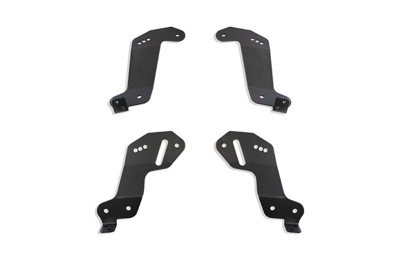 MaxTrac 07-18 Jeep Wrangler JK 2WD/4WD Front Caster Correction Brackets (0-4.5in Lift)