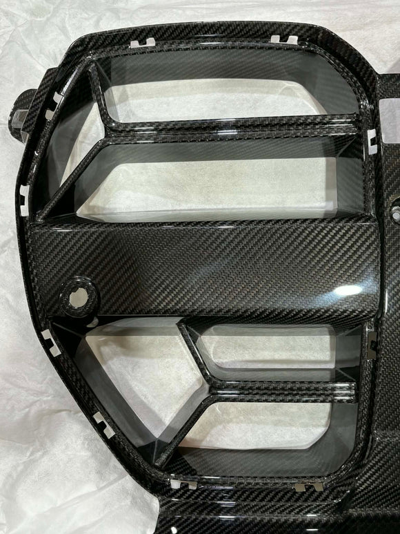 Dry Carbon Fiber Front Kidney Grille for BMW G80 M3 & G82 / G83 M4 2021-2026 Without ACC