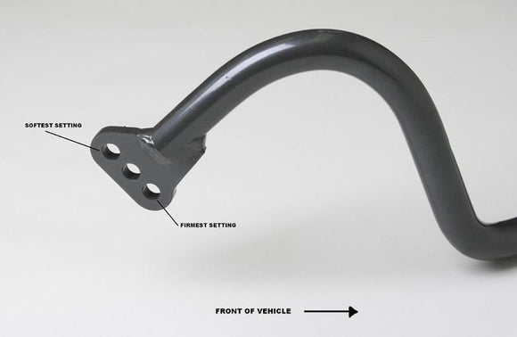 Progress Tech 04-11 Dodge Charger Front/Rear Sway Bar Kit (FR 35mm Tubular Adj / RR 22mm Solid Adj)