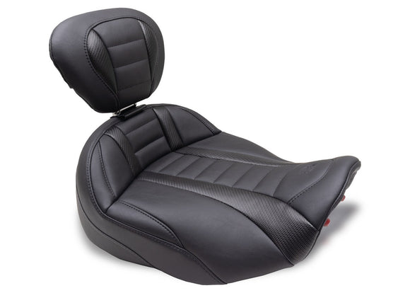 Mustang 23-24 HD CVO Road Glide(ST), 2024 Rd Glide and Street Glide Deluxe Touring Solo Seat - Black