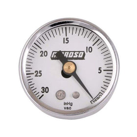 Moroso Vacuum Gauge - 0-30in Hg - 1.5in Diameter