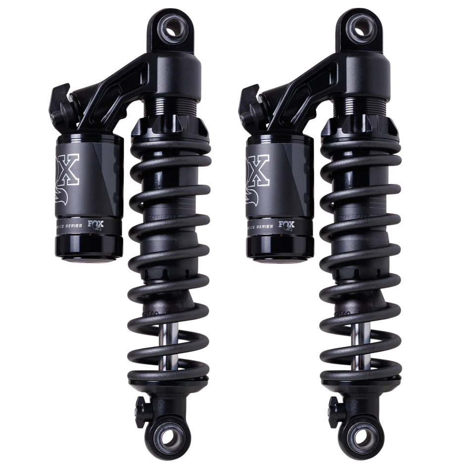 Fox 93-17 Harley-Davidson FXDWG Dyna Wide Glide Rear QS3-QSR Performance Series Shock Kit