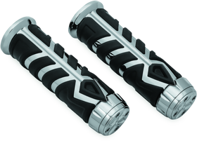 Kuryakyn Spear Grips For 7/8in Universal Indian Chrome