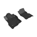 3D MAXpider 22-23 Nissan Frontier Crew Cab (w/ Subwoofer) Kagu Floor Mat Complete Set - Black-1