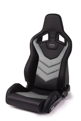 RECARO SEAT SPORTSTER GT DRIVER VINYAL CLOUD GREY SUEDE