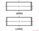 ACL Chrysler 345, 370 ci (5.7L/6.1L) Hemi .25 Oversize High Performance Rod Bearing Set-3